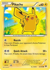 Pikachu 42/146 Common Pokemon XY Base Set MP on eBay