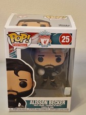 Figura Vinilo Fútbol Funko Alisson Becker Liverpool FC POP Nº 25