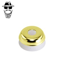 ORIGINAL LOWRIDER Gold Springer Fork Head Ring Sparkle White Rubber Universal.