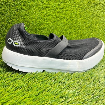 OOFOS OOmg eeZee Low Womens Size 10 Black Casual Walking Slip On Recovery Shoes