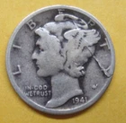 1941-D Mercury Dime Planchet Lamination Take a Look