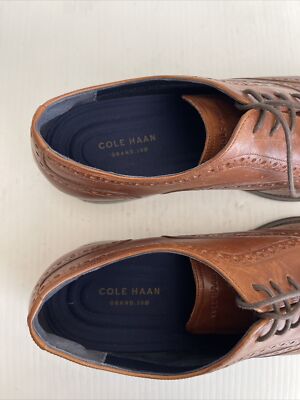 Cole Haan Grand Wing Tip Oxford C29999 - British Tan Cole Haan Lewis Grand 2.0 Wing Tip Oxford C29999 - British  main image 4