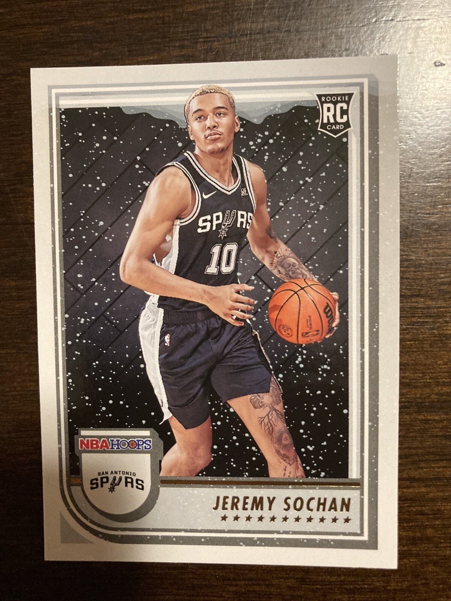 Jeremy Sochan 2022-23 Panini Revolution #143 RC & NBA Hoops Winter