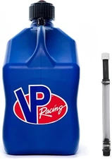 VP Racing 3532 Motorsport 5 Gallon Square Plastic Utility Jug Blue 1 Jug 1 Hose