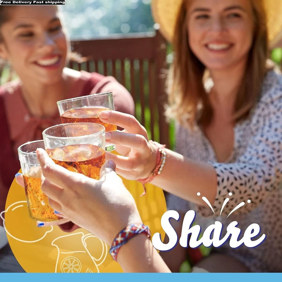 Té helado de limón descafeinado sin azúcar Crystal Light bebida con sabor natural Foto 4 de 4