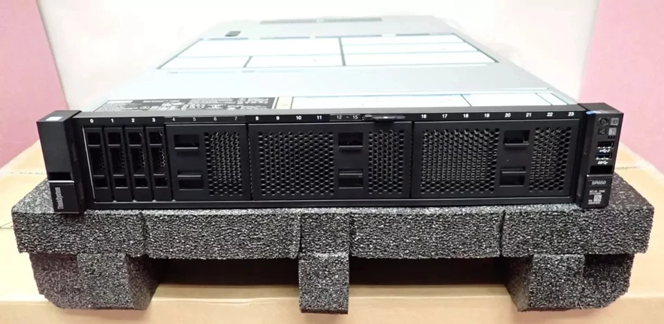 NEW Lenovo ThinkSystem SR650 2x Gen 1/2 Scalable CPU 24-DIMM 8-Bay 2U CTO Server - Image 2 of 4