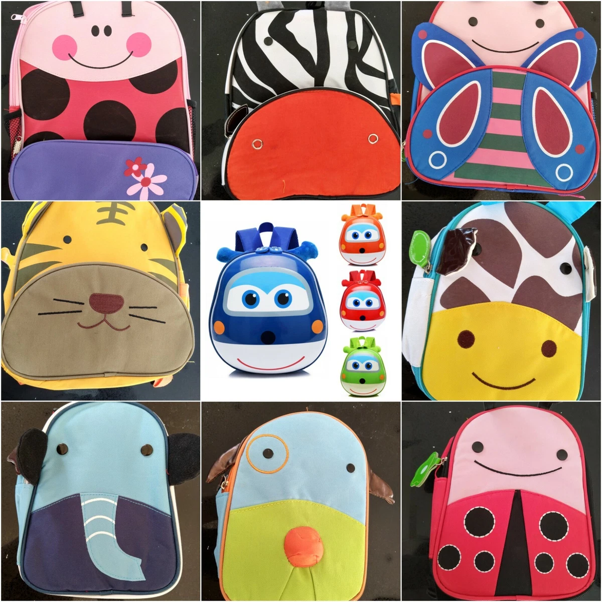 Original Design 3D Animal Pattern Nursery School Bag Large Capacity Little Lion Picture Preschool Nursery Backpack