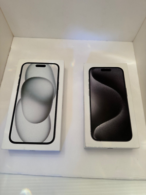 Apple iPhone 15 PRO & Apple iPhone 15 Plus BOX ONLY both boxes | eBay