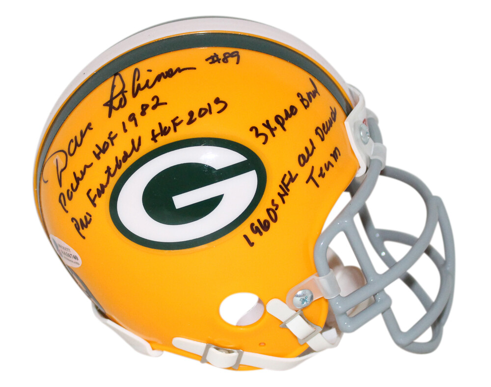 Bike Helmet Brett Favre Autographed Mini Helmet Aaron Rodgers Signed Green  Bay Packers Jersey CharityStars Aaron