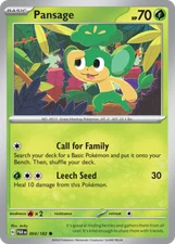 Pansage 4/182 Common | Paradox Rift | Pokemon Card