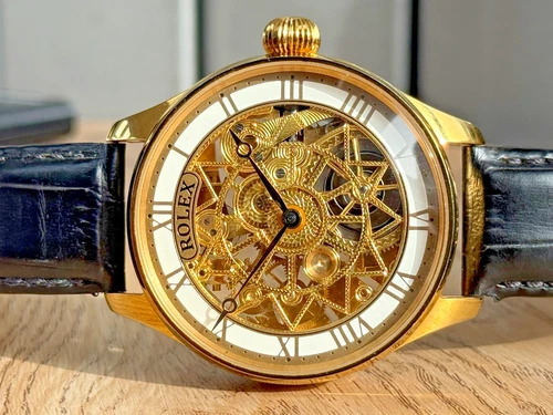 MENS ROLEX WATCH, VINTAGE 1920'S MOVEMENT IN A NEW CASE, FULLY SERVICED