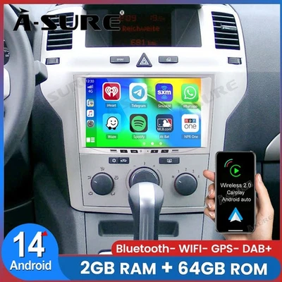 Android 15 Für Opel Corsa D Zafira B Astra Autoradio Apple Carplay GPS 2+64G BT - Bild 1 von 4