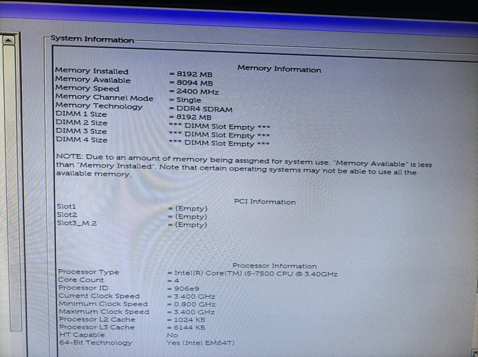 Dell Optiplex 7050 SFF, PC, Intel i5-7500, 8GB RAM, 256GB SSD Windows 11 Pro Top - Bild 4 von 4