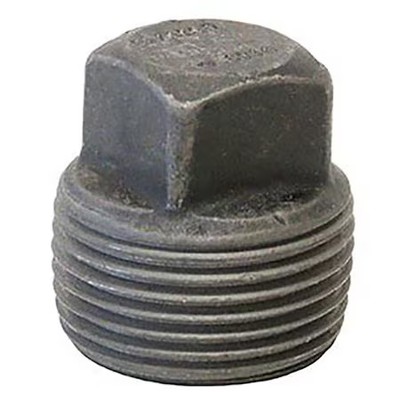 Anvil 0361301807 Square Head Plug Square Head Plug, 2'' Pipe, Mnpt, Black Forged