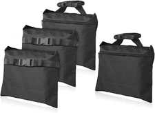 Sandbags 4 Packs with 4 PE Bags, Heavy Duty Sand Bags, Sand Bags for Weight with