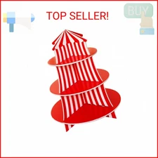 Super Z Outlet 3 Tier Cupcake Foam Stand with Circus Carnival Tent Design for De