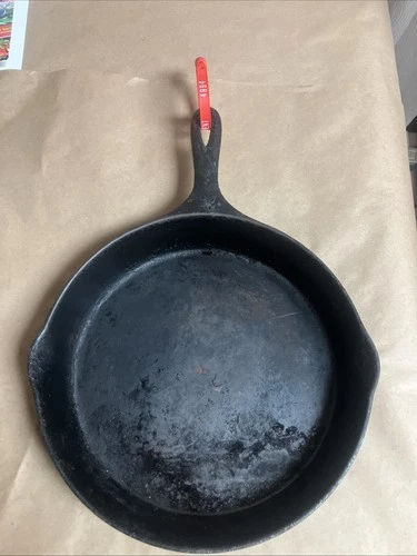 VINTAGE NO. 9 NATIONAL, WAGNER CAST IRON ROUND SKILLET
