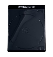 Preminum MediaPack4All W/4K UHD Black 12.5mm Double Blu-Ray Case for...