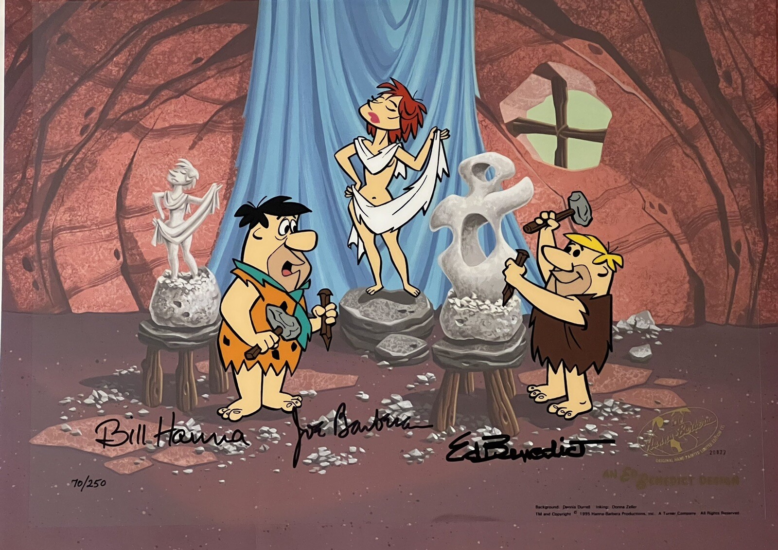 Hanna-Barbera Animation Cel, “Art Class” signed by Hanna-Barbera ...