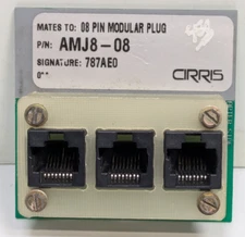 CIRRIS SYSTEMS AMJ8-08 - 8 Pin Modular Plug Adapter - Signature 787AE0