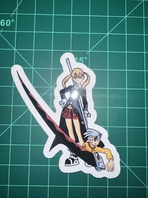 Soul Eater Maka & Soul Anime Uv Waterproof Sticker 3 x3 