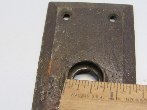 Antigua llave esqueleto victoriana vintage placa de puerta #GC-37 - Imagen 6 de 7