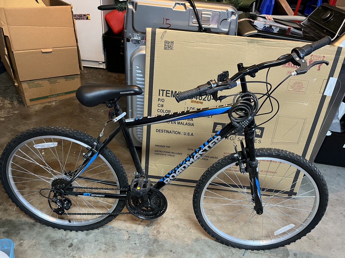 Mens Bike 26 Inch Roadmaster 26 Granite Peak Mountain Bike Blue