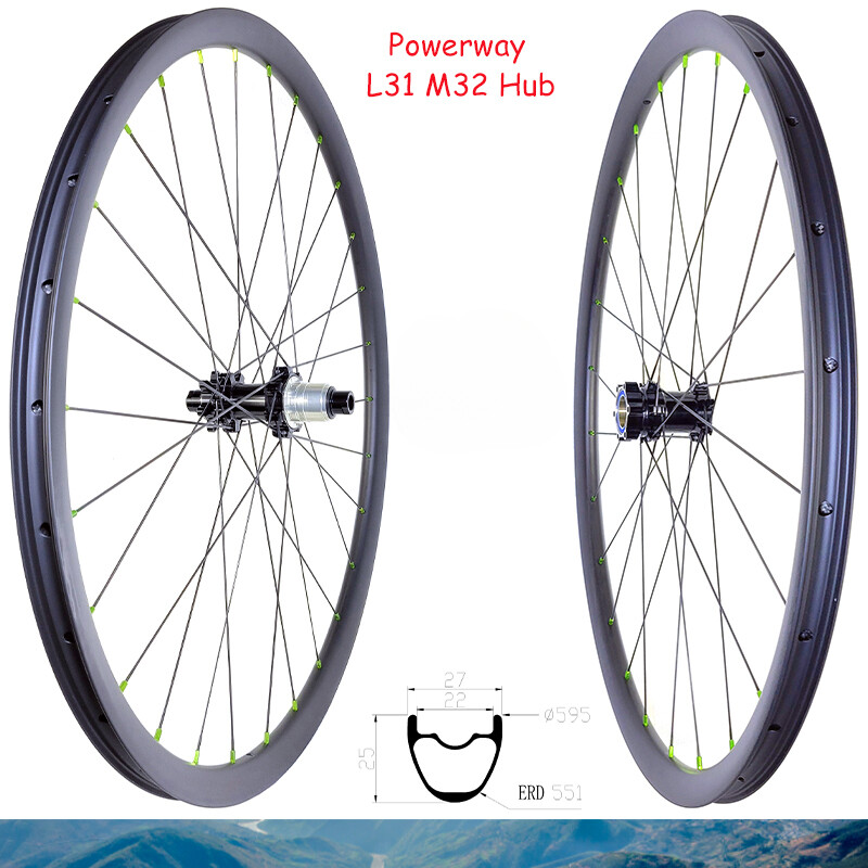 27.5 650B MTBフロントホイール XTハブ カーボンリム Wicked Wheel Works / 27.5インチ / 650B Deore XT Boost ハブ