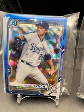 2021 Bowman Chrome Sapphire Daniel Lynch ⚾ BCP-54 ⚾ Royals ⚾ Rookie Lot of 22