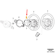 VOLVO XC60 MK2 Steering Wheel Harness 31377086 NEW GENUINE