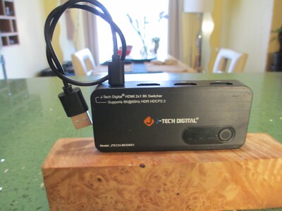 J-Tech Digital JTECH-8KSW01 2x1 HDMI 2.1 Switch 8k Switcher Tested