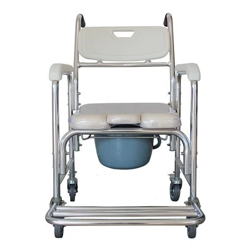 Multifunction Heavy Duty Memory Foam Cushion Commode Chair Adult Bathroom Seat - Picture 3 of 11