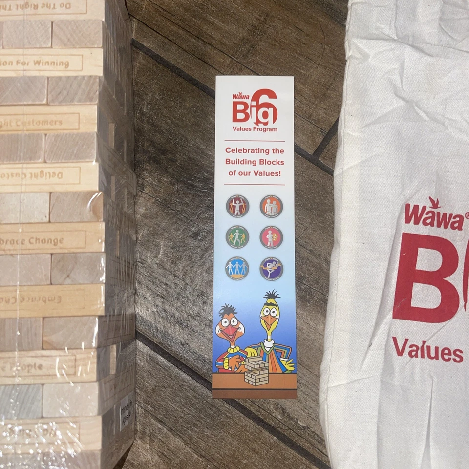 Wawa Game Wood Stacking Party Game Convenience Store Memorabilia - Image 3 of 4