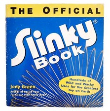1999 The Official Slinky Book PB First Edition Toys And Games Joey Green E86
