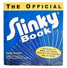1999 The Official Slinky Book PB First Edition Toys And Games Joey Green E86