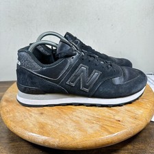 New Balance 574 Core Black Fashion WL574FH2 Shoes Women's Size 10 B