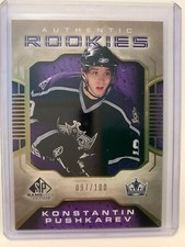 2006-07 SP Game Used Edition Gold #120 Konstantin Pushkarev RC #97/100
