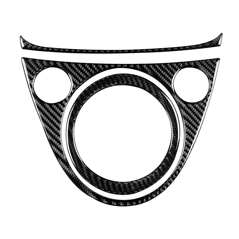 Real Carbon Fiber Car Gear Shift Panel Cover Trim For 2012-2015 Fiat 500 Foto 4 de 4