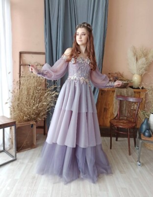 Dress Prom Evening Birthday Wedding Celebrate Long Sparkly 