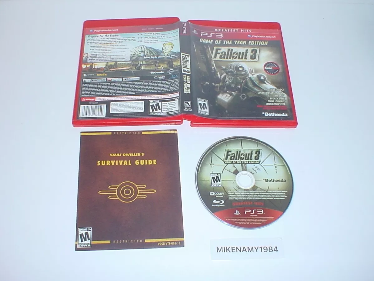 Jogo Fallout 3 Game Of The Year Edition Usado - PS3 - Toygames