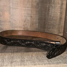 TONY LAMA top grain leather belt-no buckle size 28