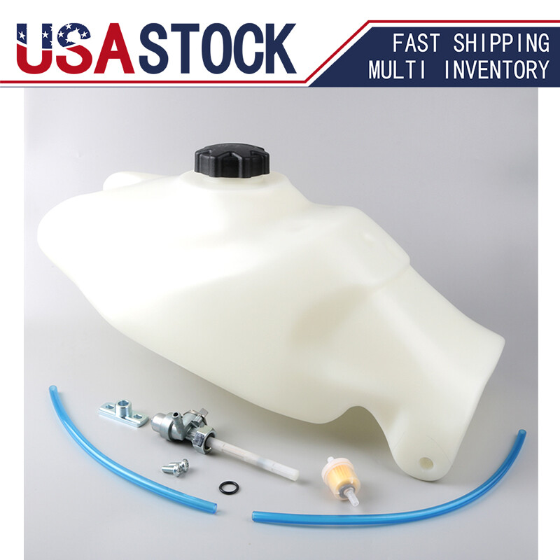 Plastic Gas Fuel Tank & Cap & Petcock For Honda TRX250X TRX300EX