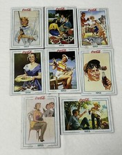 Coca Cola Coke Magnets With 1950&rsquo;s Prints 2.75 X 4&rdquo; Lot Of 8 Magnets (R11-2)