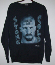 STONE COLD STEVE AUSTIN 3:16 BLACK WWE WWF CREWNECK SWEATSHIRT SIZE ADULT LARGE