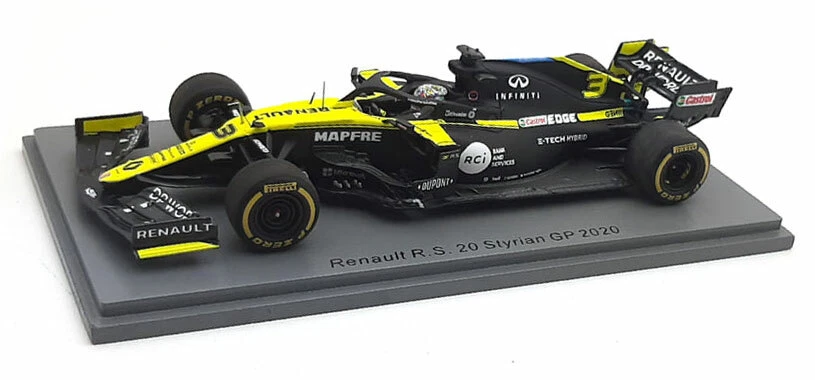 Spark S6476 Renault RS 20 #3 8th Styrian GP 2020 - Daniel Ricciardo 1/43 Scale - Image 4 of 4