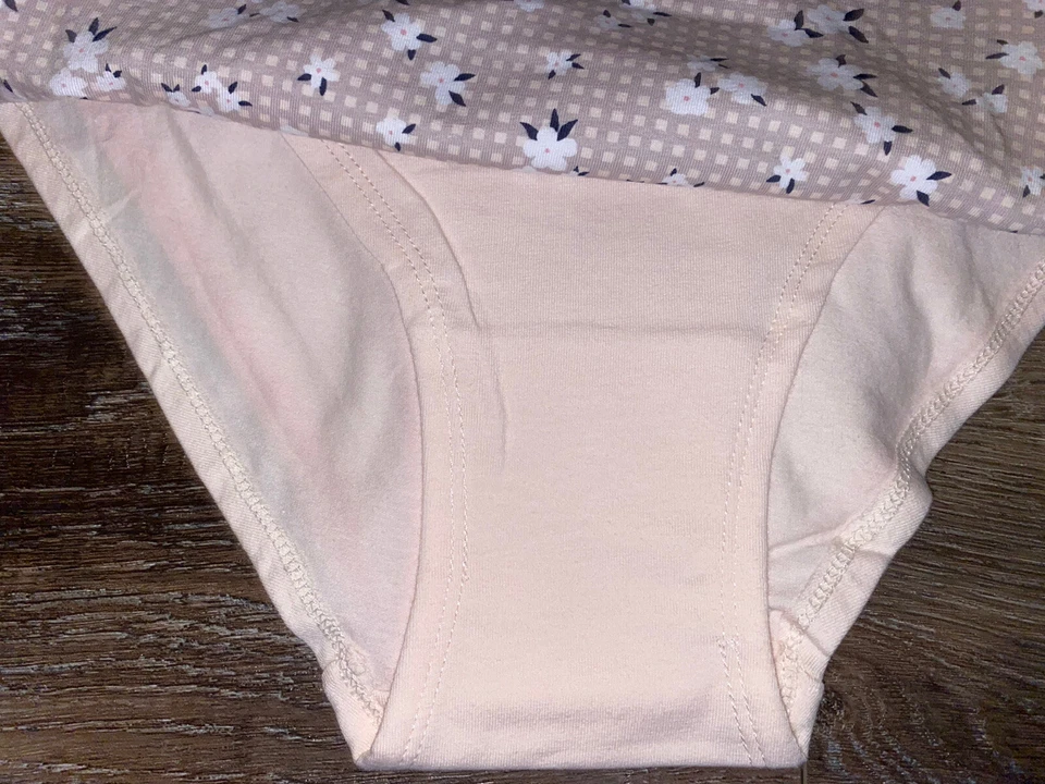 Jessica Simpson ~ Womens Bikini Underwear Panties Feather Cotton Lace 5-Pair ~ L - Image 3 of 4