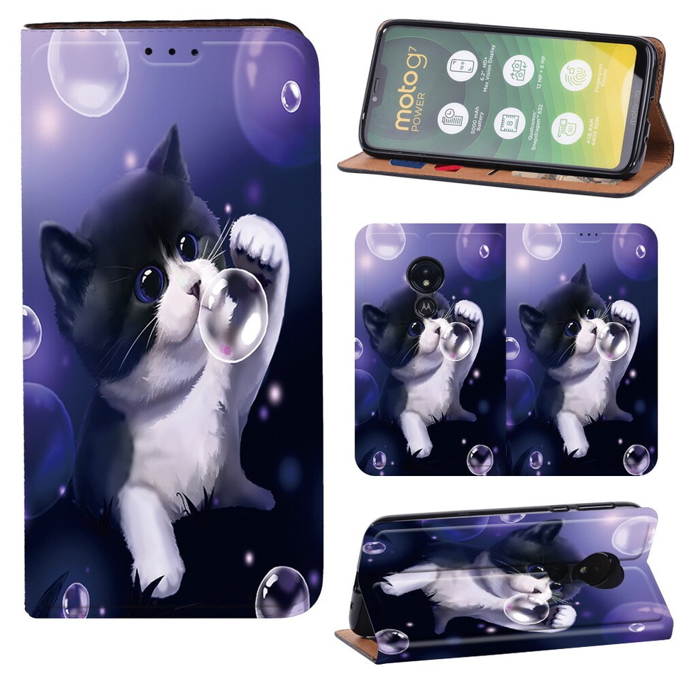 Cover Libro Moto G13 G23 RonRun Custodia Portafoglio Per Motorola Moto G13/ G23 - Pelle, Slot Carte, Supporto Regolabile Custodia Pelle Flip Slot Carte Motorola G13 G23 - Foto 12