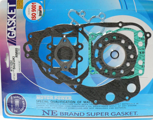 Pochette de joints moteur complète pour moto Suzuki RM 80 de 1986 à 1988