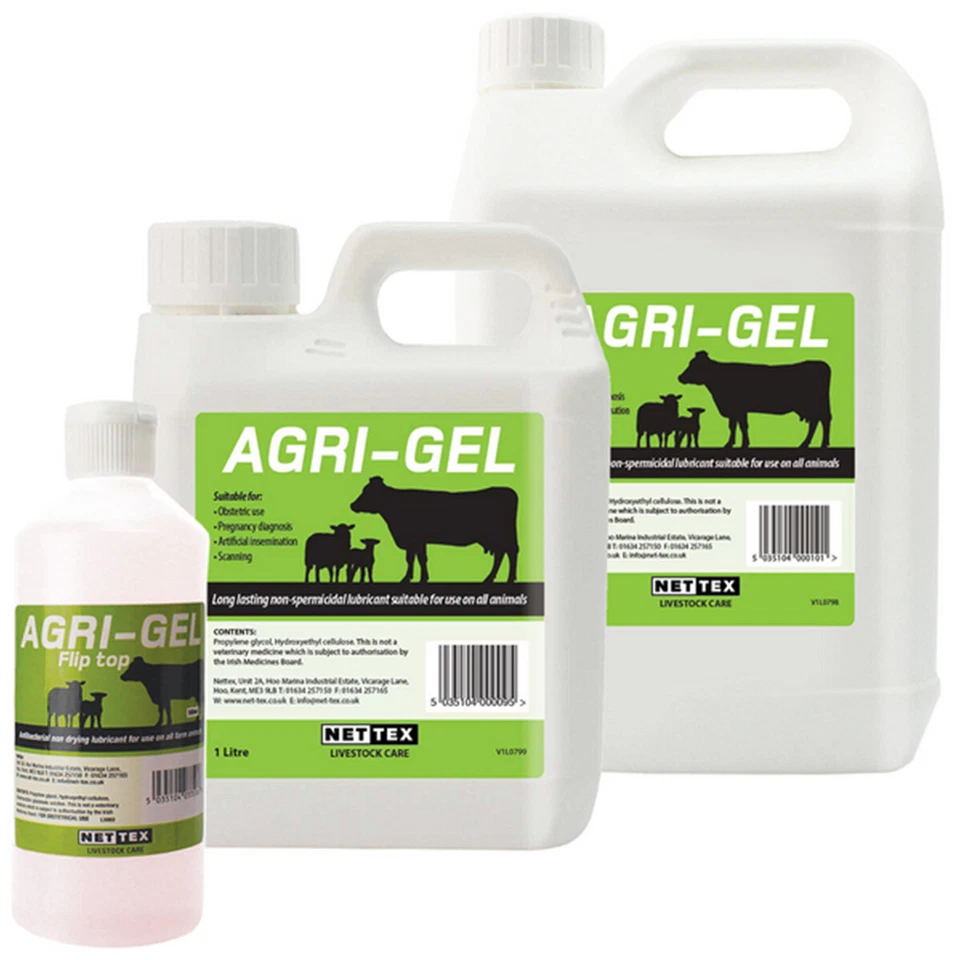 NET-TEX AGRI-GEL 5 LITRE - NETTEX AGRIGEL OBSTETRIC LUBRICATING GEL