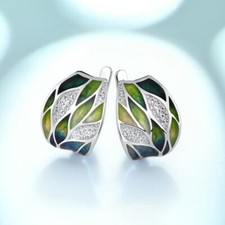 Hoop Earrings Wedding Gifts Fashion Cubic Zircon Women Jewelry A Pair